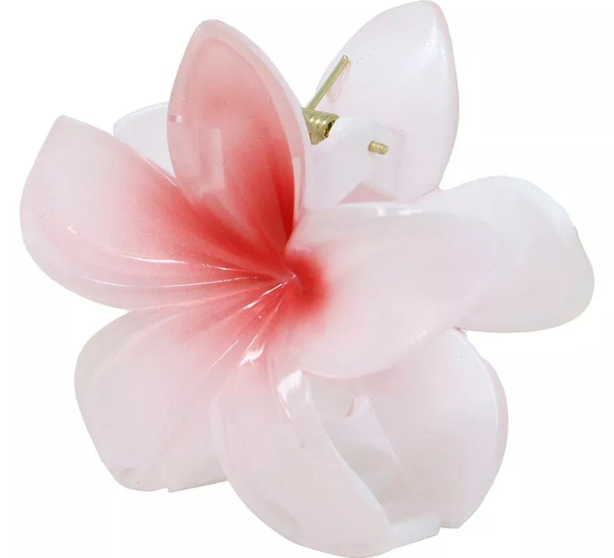 Translation missing: en.Pinza Flor para Pelo de 8 cm blanca y centro en varios colores