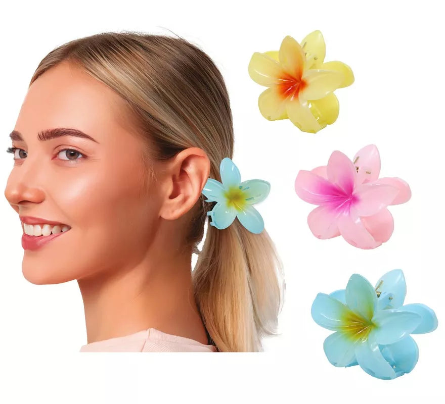 Translation missing: en.Pinza Flor para Pelo de 8 cm en varios colores