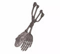Pinzas Grises para Ensalada de 28 cm