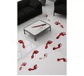 Pisadas con Sangre Adhesivas de 2x25x70 cm