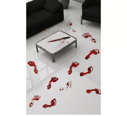 Pisadas con Sangre Adhesivas de 2x25x70 cm