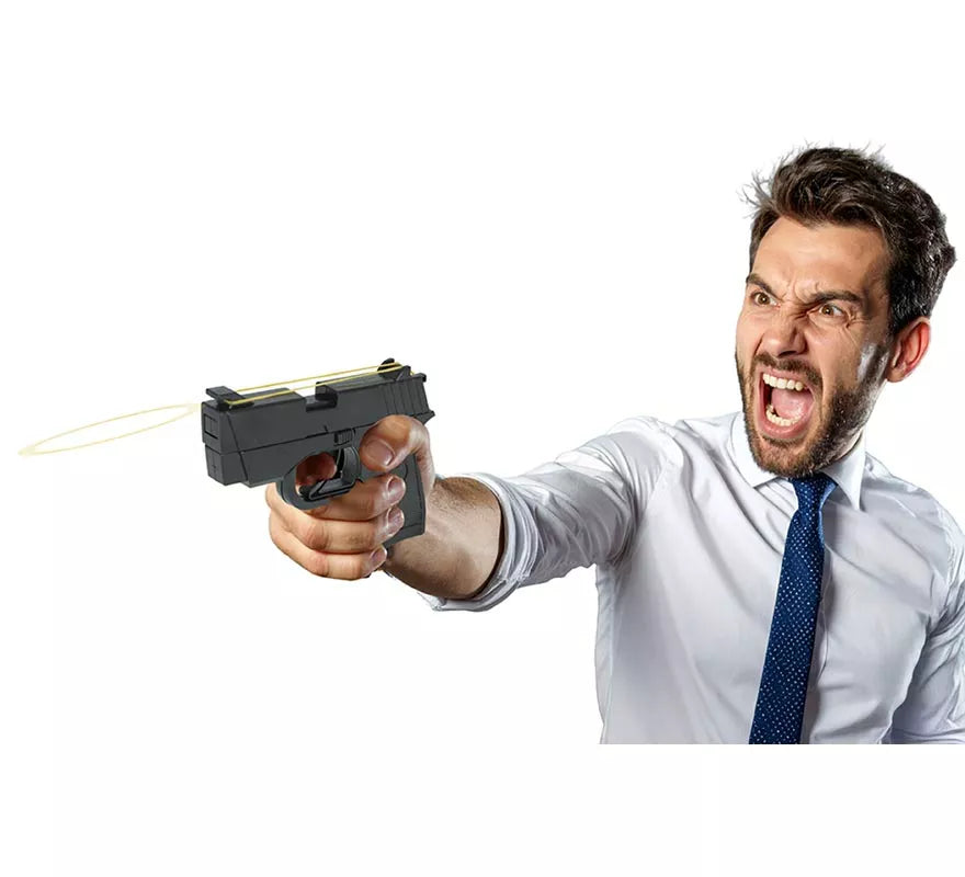 Pistola de Gomas Elásticas de 17 cm de Plástico de Juguete