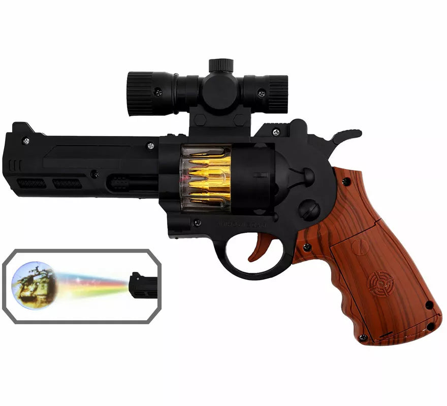 Translation missing: en.Pistola de Policía con Luz de 23,6x15,7 cm de plástico