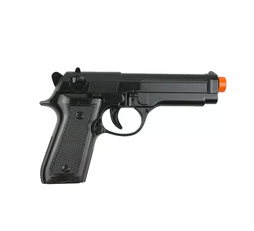 Translation missing: en.Pistola de policía negra de 23x15x3 cm