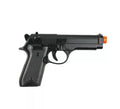 Pistola de policía negra de 23x15x3 cm