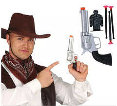 24cm Silver Cowboy Pistol