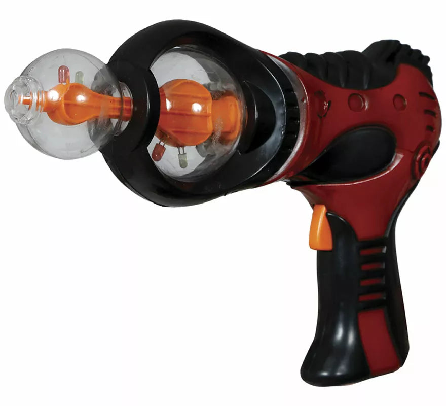 Pistola Espacial roja de 25 cm