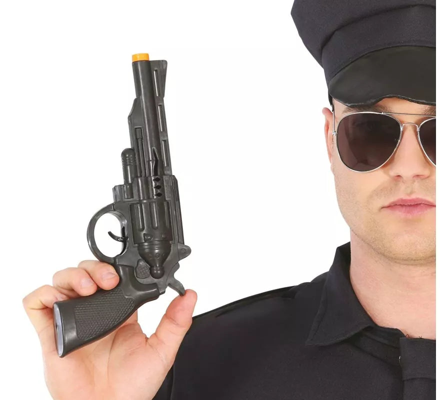 Pistola negra clásica de 27 cm
