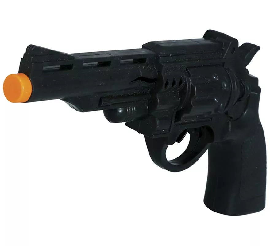 Pistola negra clásica de 27 cm
