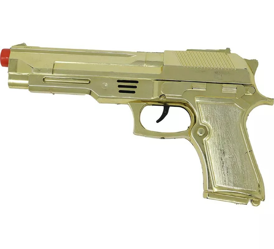 Pistola Oro Metálico de 22 cm