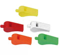 Pito de plástico de colores variados. Precio por unidad.
