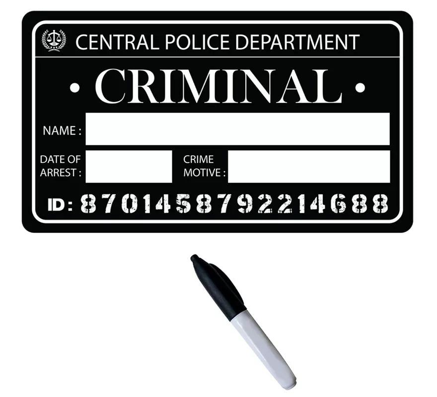Pizarra Criminal Identificadora