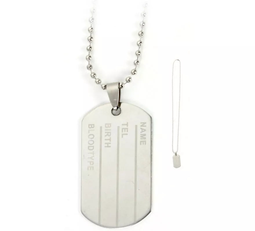 Translation missing: en.Placa de Identificación Militar con cadena de 38 cm