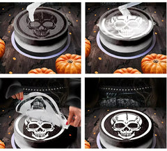 Skull Stencil Cake Decorating 25cm