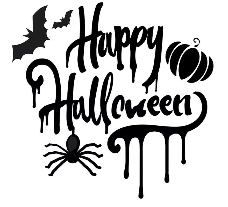 Translation missing: en.Plantilla de 'Happy Halloween' Decoración Pasteles 25 cm