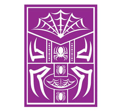 Spider Makeup Stencil 14x20 cm