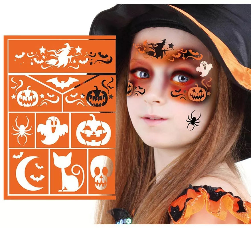 Translation missing: en.Plantilla de Maquillaje Bruja Infantil