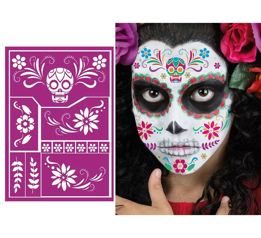 Translation missing: en.Plantilla de Maquillaje Catrina Infantil