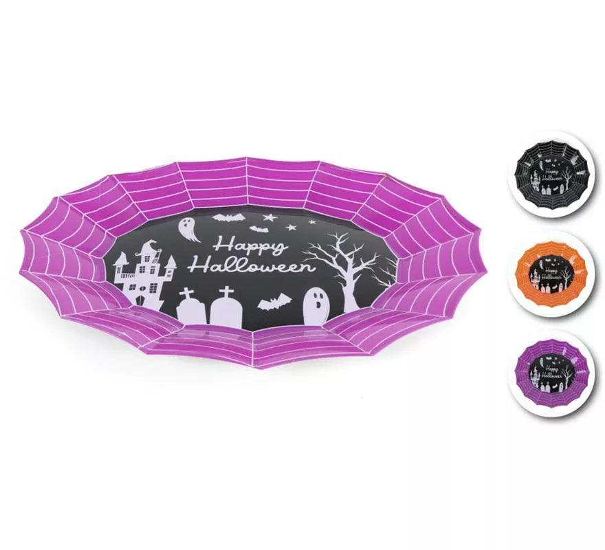 Translation missing: en.Plato Halloween en colores surtidos de 34x25,5x3 cm