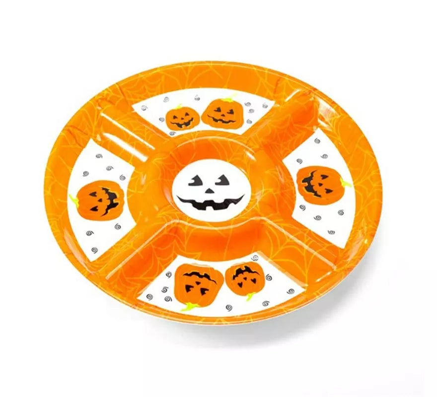 Plato para Snacks de Calabazas Halloween
