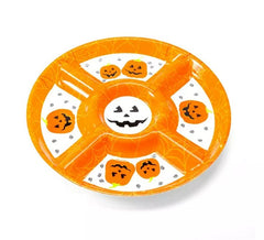 Halloween Pumpkin Snack Plate