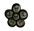 Plato Snack Calavera de 35x3 cm