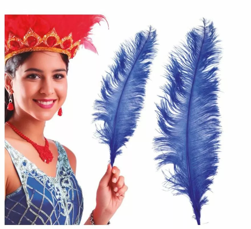 Pluma de Avestruz Gigante en varios colores 50 cm