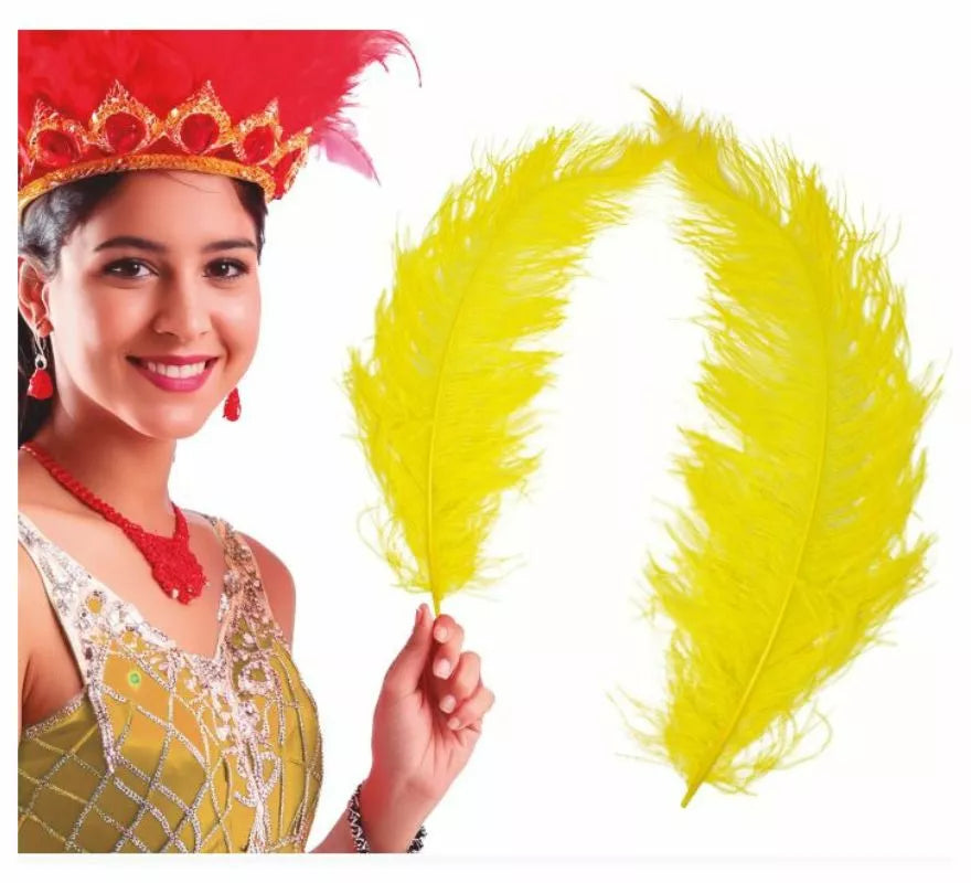 Pluma de Avestruz Gigante en varios colores 50 cm