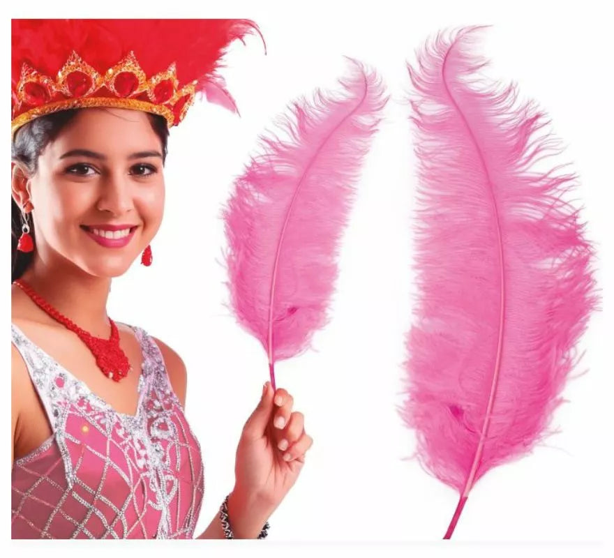 Pluma de Avestruz Gigante en varios colores 50 cm