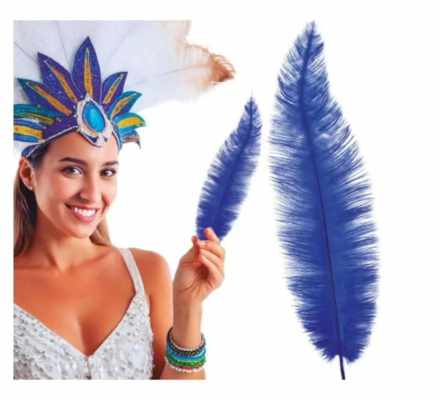 Translation missing: en.Pluma de Avestruz Grande en varios colores 40 cm