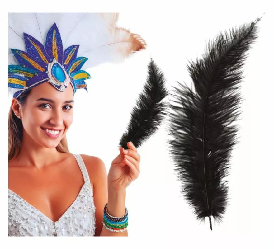 Translation missing: en.Pluma de Avestruz Grande en varios colores 40 cm