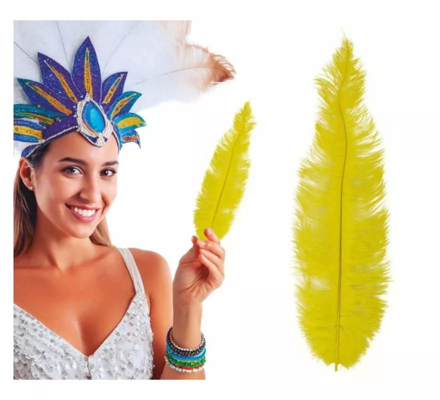 Translation missing: en.Pluma de Avestruz Grande en varios colores 40 cm