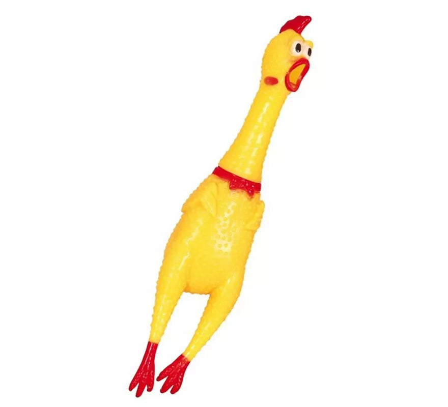 Pollo de Goma con Sonido de 38 cm