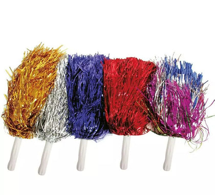 Pompón metalizado 1 unidad en varios colores