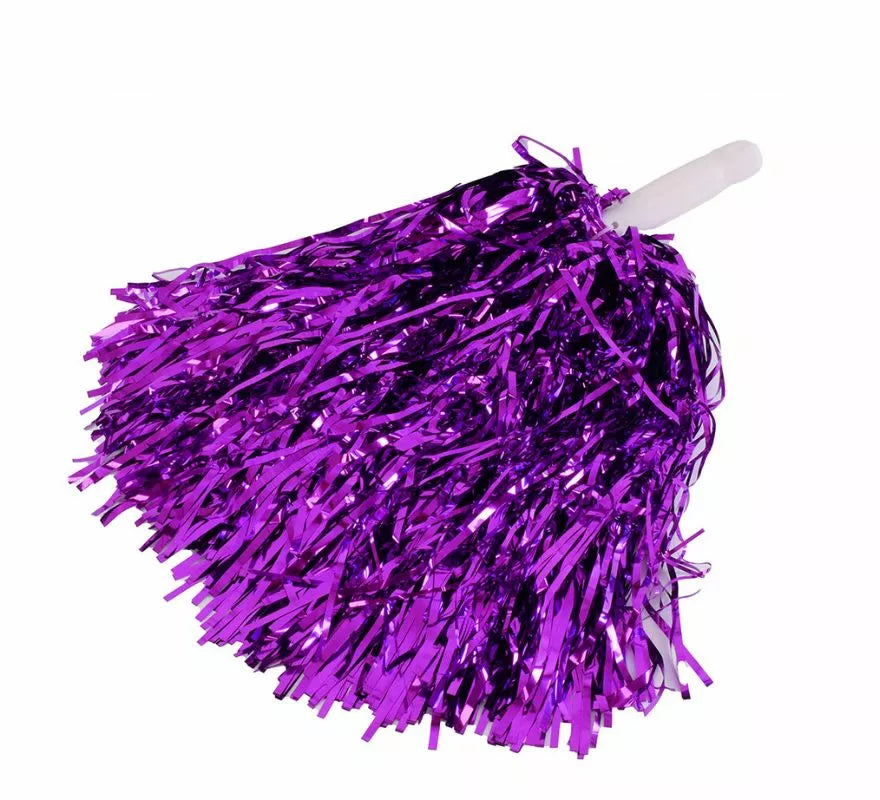 Pompón metalizado 1 unidad en varios colores