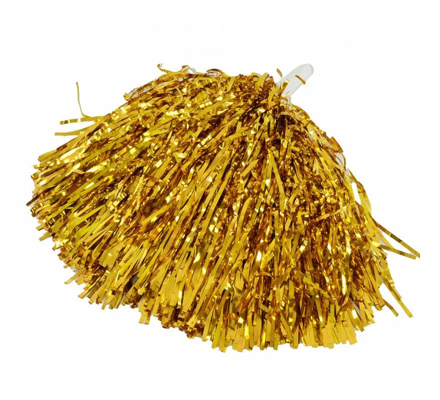 Pompón metalizado 1 unidad en varios colores