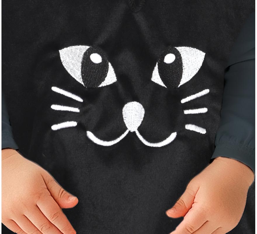Poncho de Gato Bonito para bebé