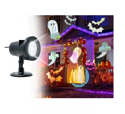 Proyector Led de Figuras Halloween para exteriores