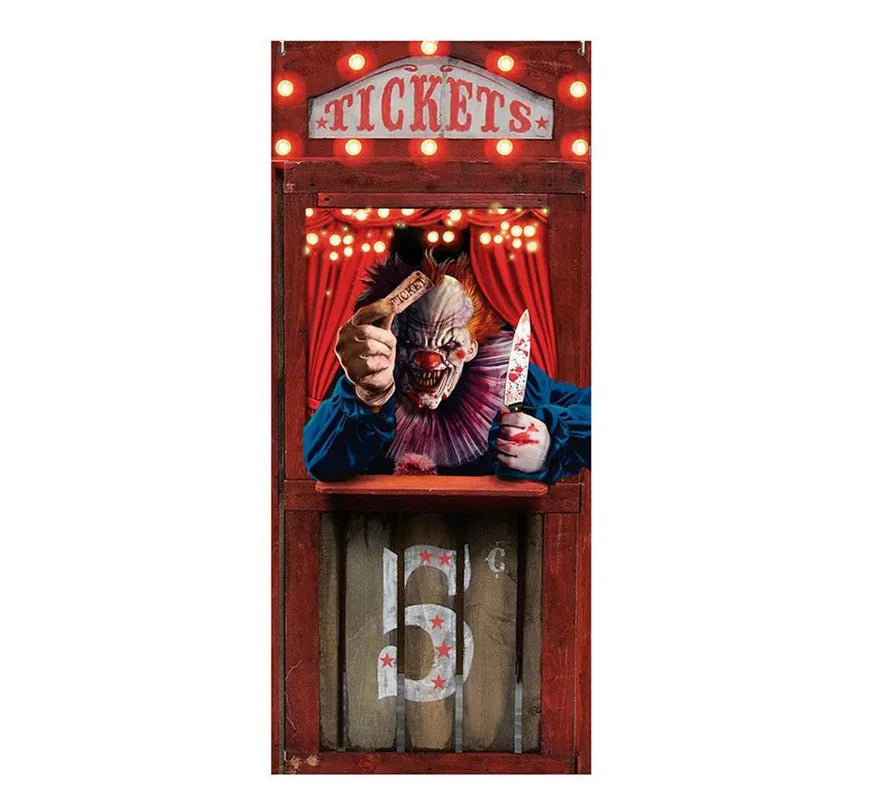 Translation missing: en.Puerta Circo del Horror Decorativa de 80X180 cm