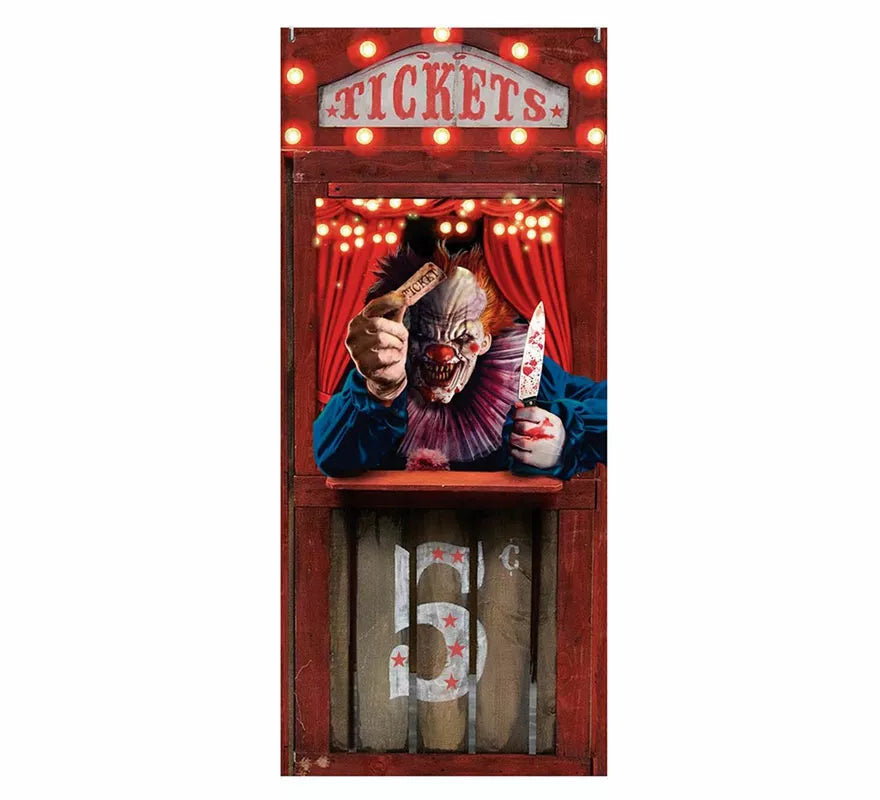 Translation missing: en.Puerta Circo del Horror Decorativa de 80X180 cm