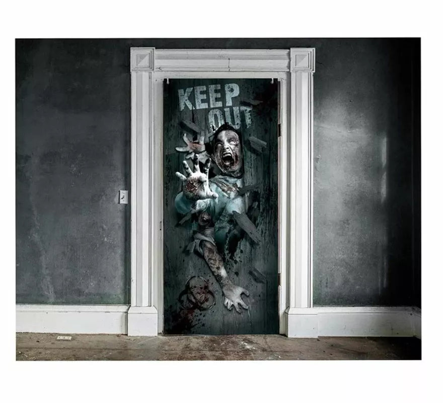 Translation missing: en.Puerta Zombie Attack Decorativa de 80 X 180 cm