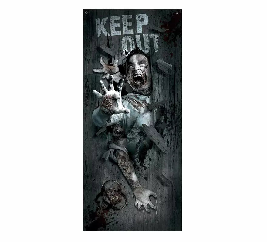 Translation missing: en.Puerta Zombie Attack Decorativa de 80 X 180 cm
