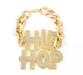 Pulsera cadena Hip Hop brillante