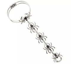 Bracelet with Spider Ring