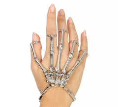 Metal Skeleton Ring Bracelet
