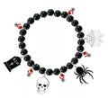 Pulsera con Figuras negra para Halloween