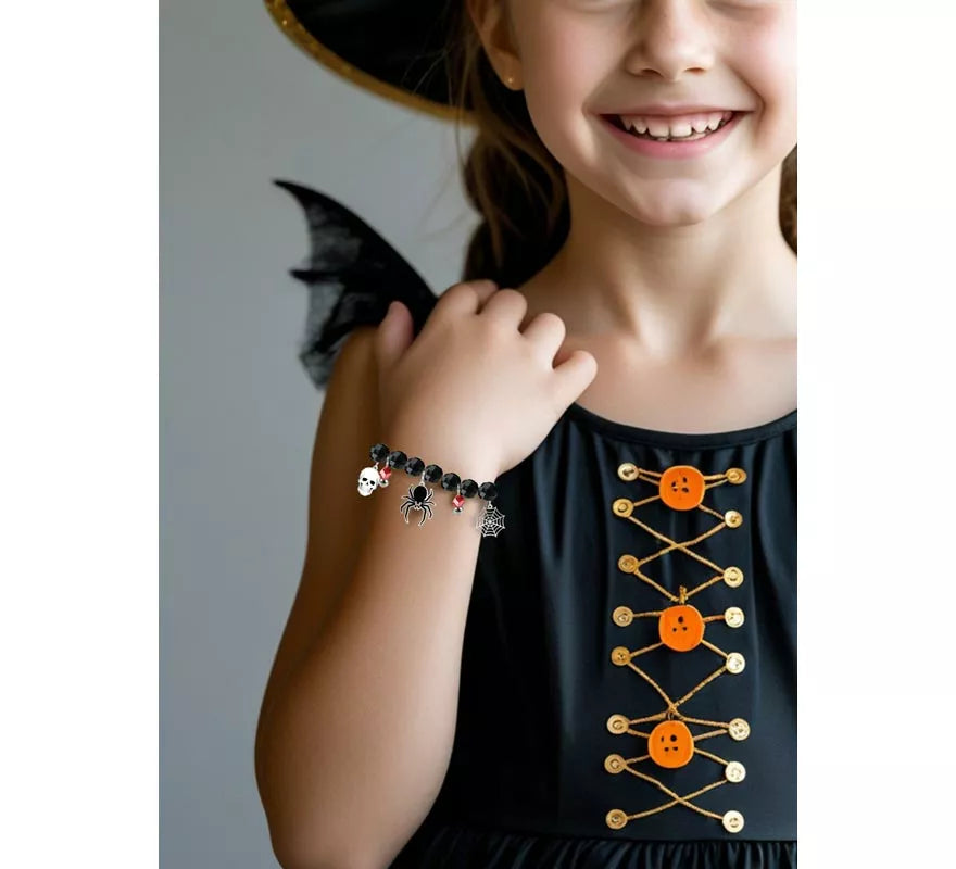 Pulsera con Figuras negra para Halloween
