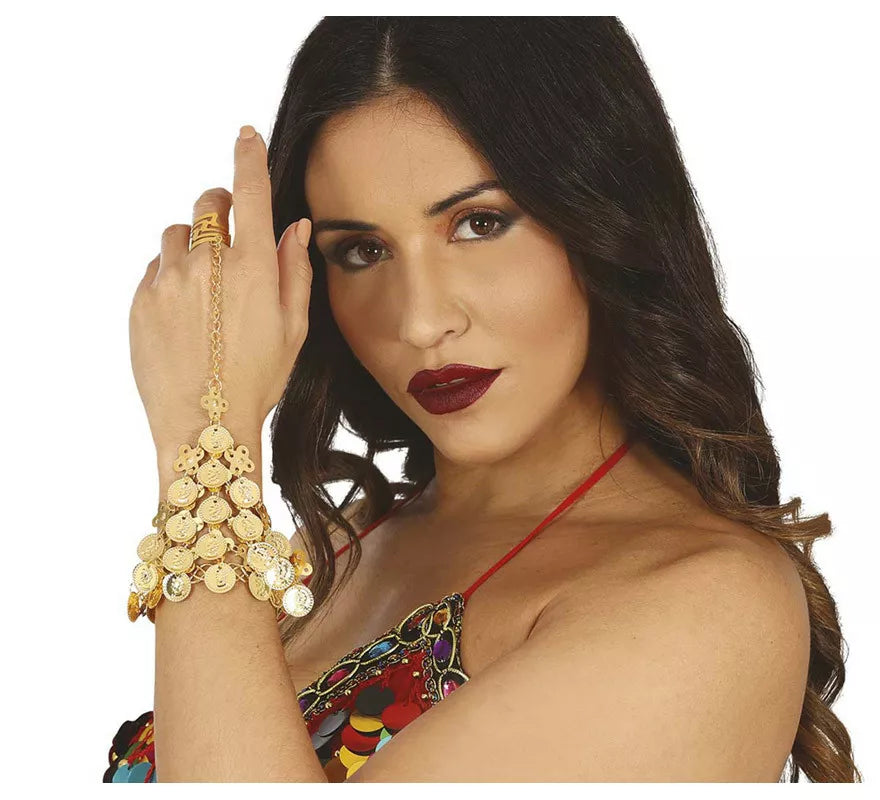 Pulsera con Medallas Oro