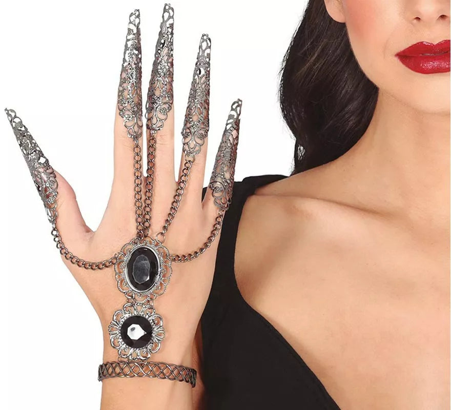 Pulsera con Uñas Metálicas