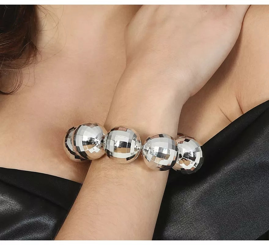 Translation missing: en.Pulsera de Bolas de Discoteca de los años 70